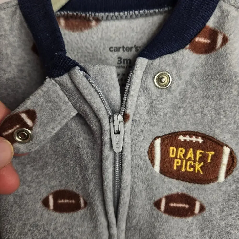 Carter's Gray Football 